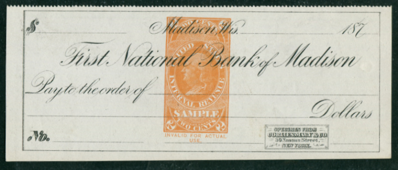 RN-E4S Madison, Wisconsin. First National Bank of Madison