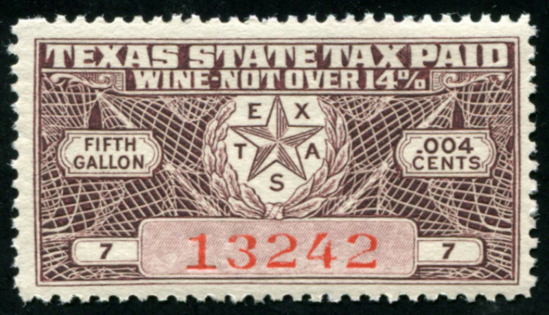 TX W25 mint, VF