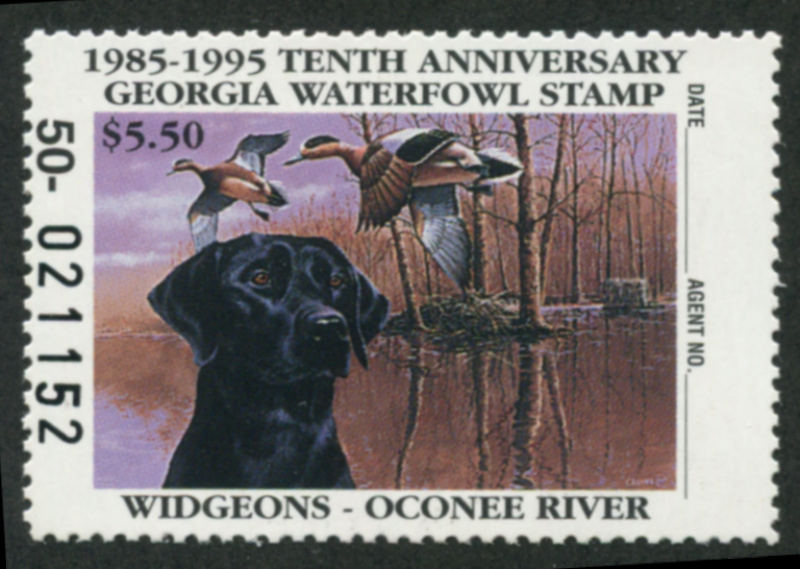 GA Waterfowl 11 mint, NH, VF