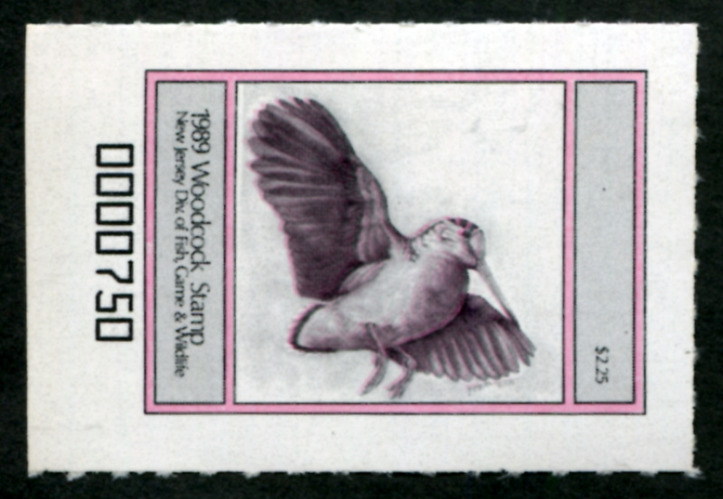 NJ Woodcock 23 mint, NH, VF