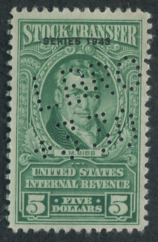 RD154 perfin, VF