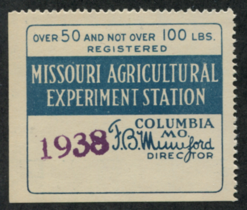 MO FT6c 1938 h/s, mint, VF s/e