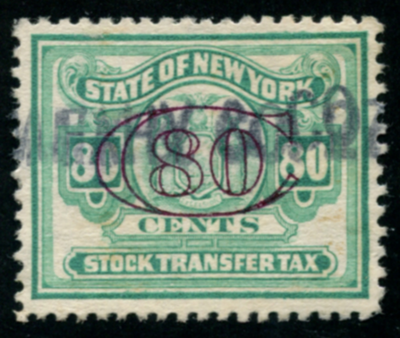 NY ST136 used, VF