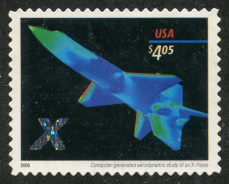 4018 $4.05 X-Plane, used, VF