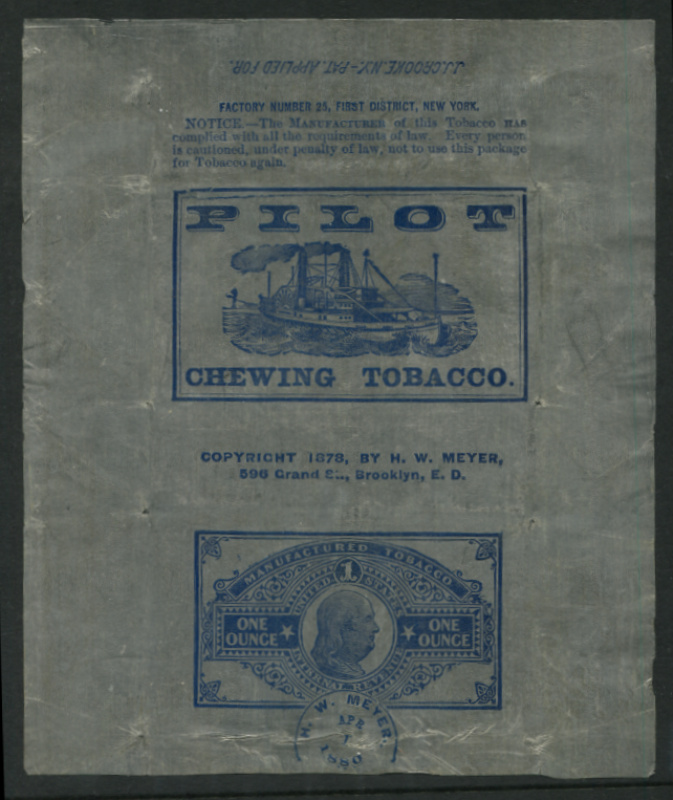 TF6-58 Apr. 1, 1880. VF small faults