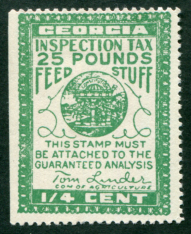 GA FE58 mint, F-VF s/e
