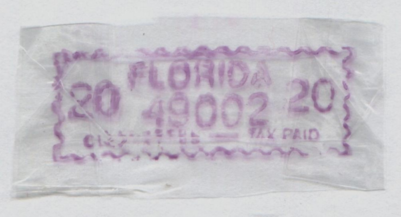 FL CM16 No. 49002, used, VF