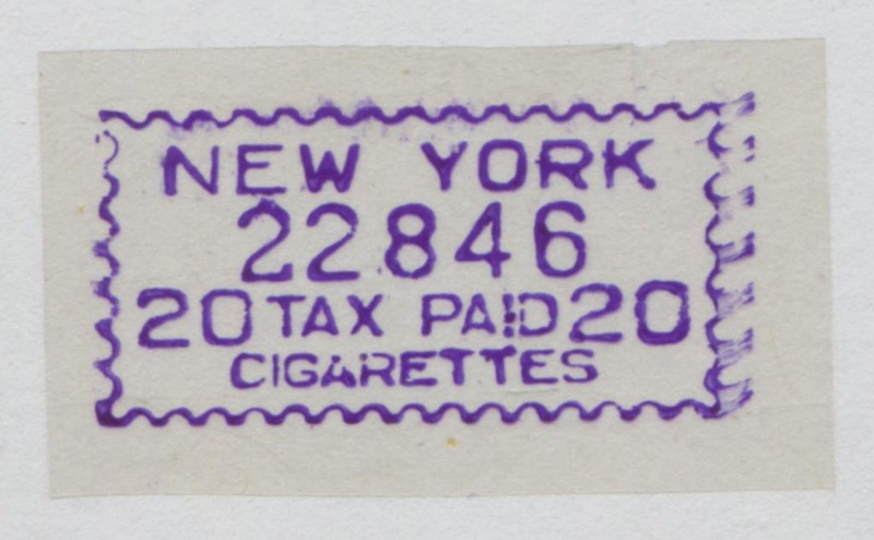 NY CM4 No. 22846, used, VF