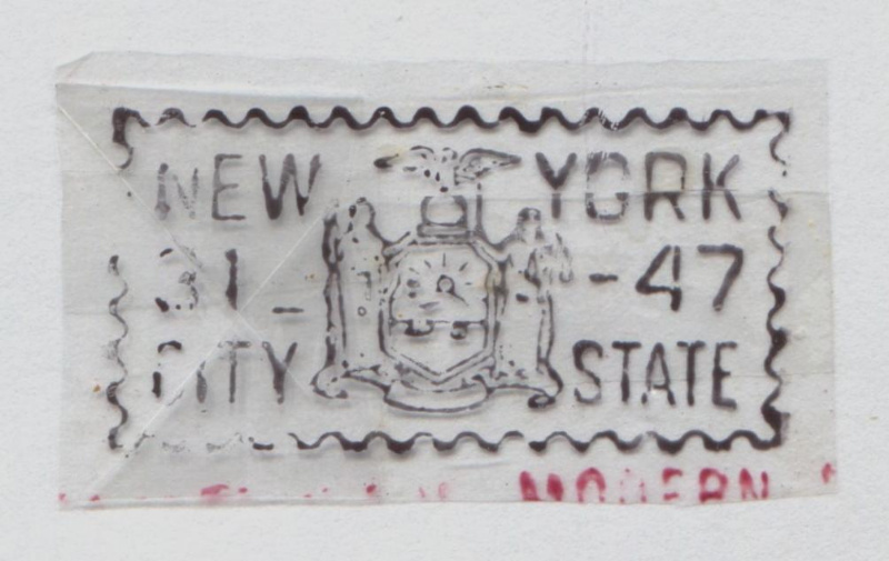 NY CLM6 No. 3147, used, VF