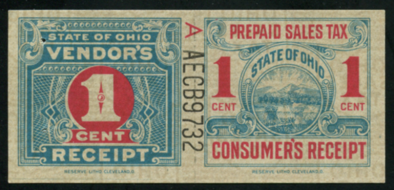 OH RE19 control A, mint, VF