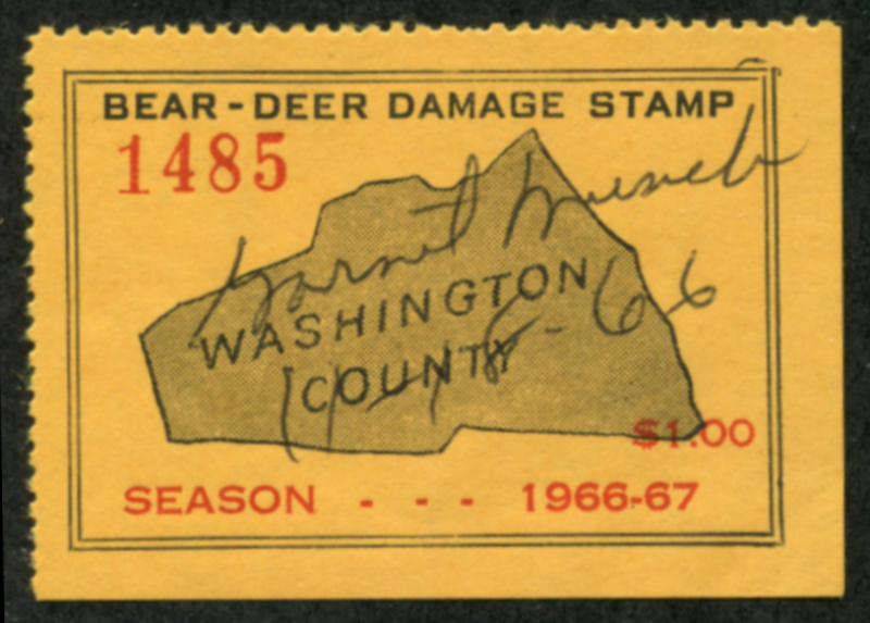 VA Washington County 18 used, VF s/e