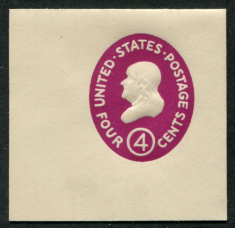 U536b cut square, full corner, mint, VF