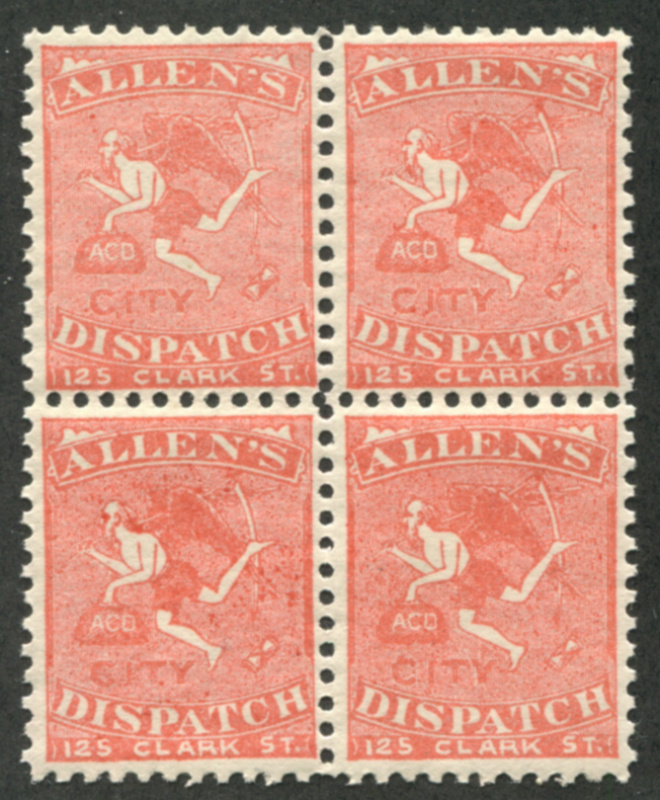 3L1 block of four, mint, VF