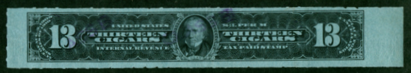TC217 CLASS B violet h/s surcharge, mint, VF light creases