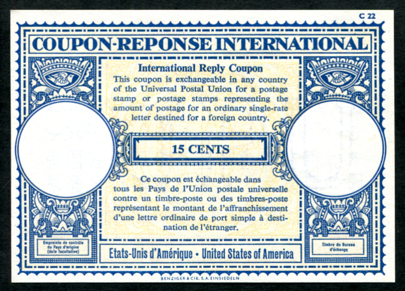 IRC18 without postmark, VF
