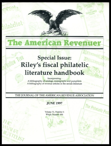 Riley, Richard F. Riley's Fiscal Philatelic Literature Handbook.