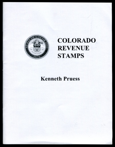 Pruess, Kenneth P. Colorado Revenue Stamps