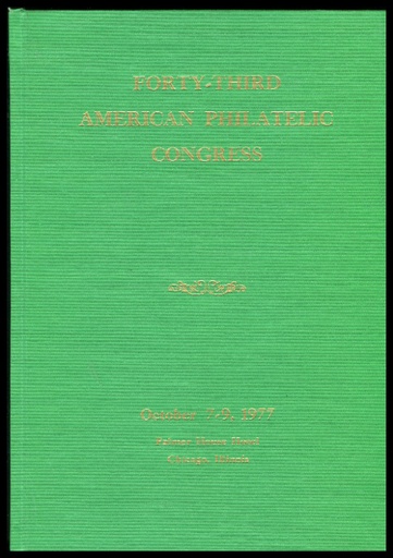 American Philatelic Congress. The Congress Book. 1977