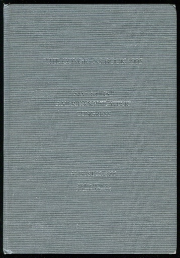 American Philatelic Congress. The Congress Book. 1995