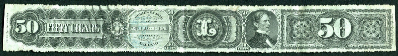 TC95a VF rejoined tear, small thins and repair