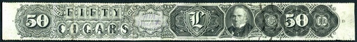 TC100  green special tax paper, F-VF rejoined tear, thins