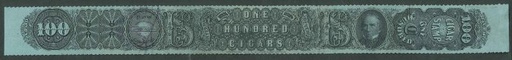 TC146 plate No. 8000, F-VF rejoined tears and small repairs