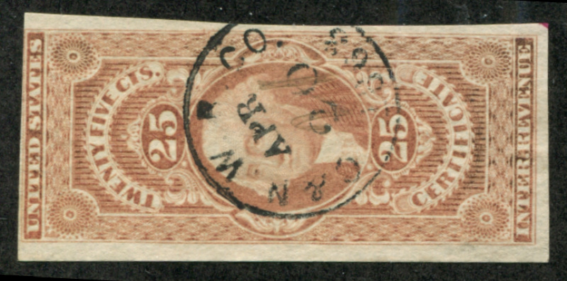 Chicago & North Western Railway. C-11R, R44a black cds, F-VF
