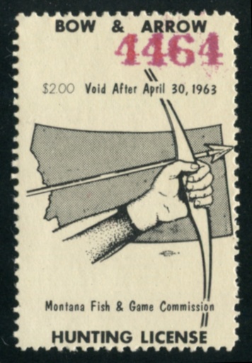 MT Bow & Arrow Hunting 10 mint, NH, F-VF