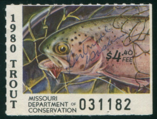 MO Trout 12 used, F-VF