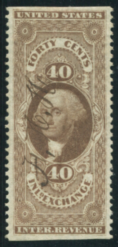 R53b XF tiny ink erosion hole in cancel