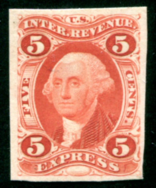 R25P4 plate proof on card, F-VF
