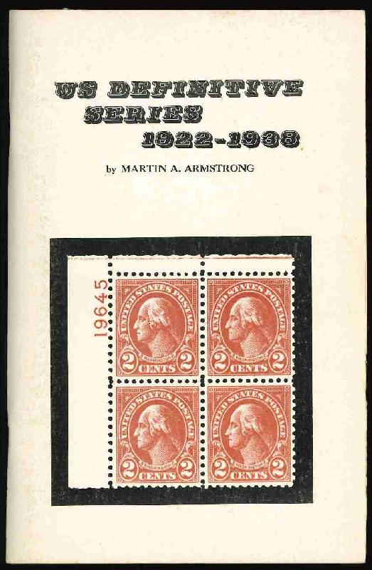 Armstrong, Martin A. United States Definitive Series 1922-1938