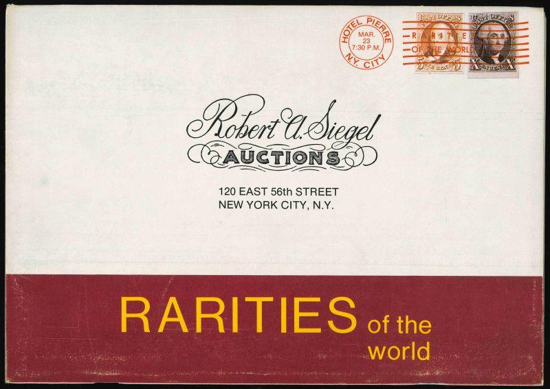 Robert A. Siegel Auction Galleries, Inc. Rarities of the World 1972