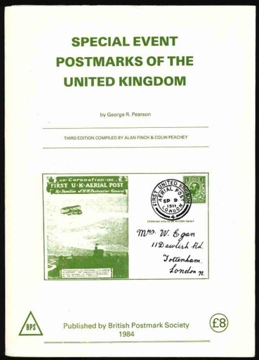 Pearson, George R. Special Event Postmarks of the United Kingdom