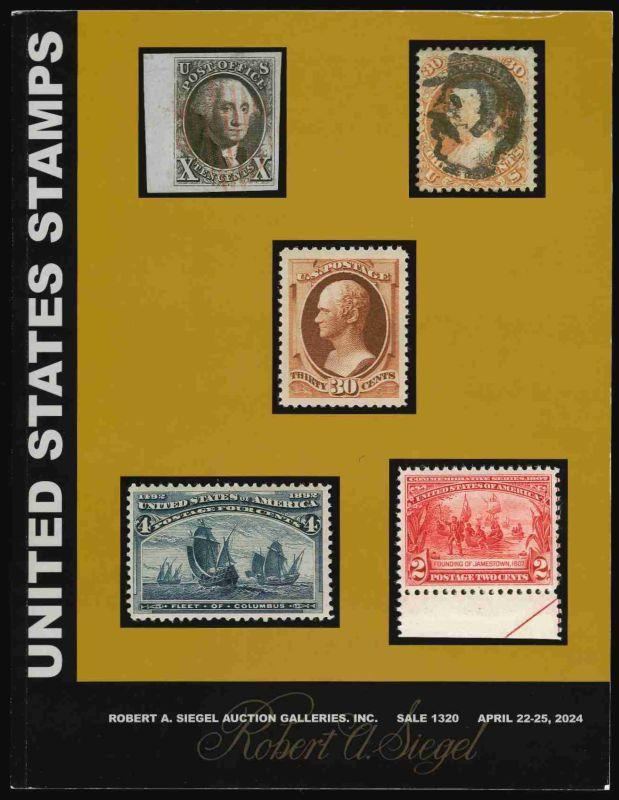 Robert A. Siegel Auction Galleries, Inc. United States Stamps, Sale 1320