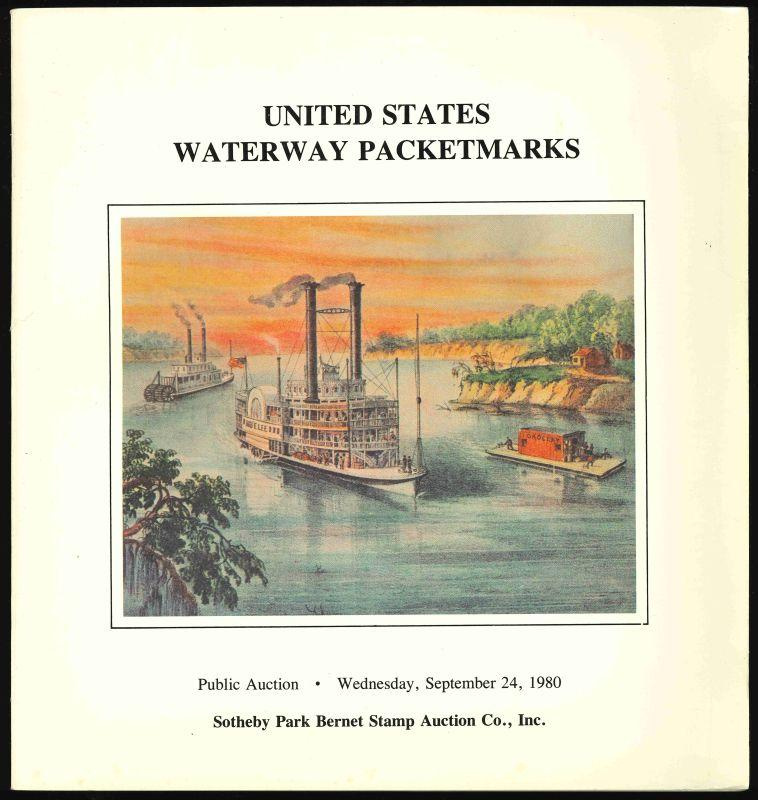 Sotheby Parke Bernet. United States Waterway Packetmarks