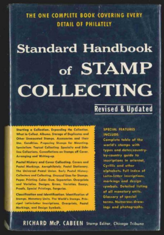 Cabeen, Richard McP. Standard Handbook of Stamp Collecting